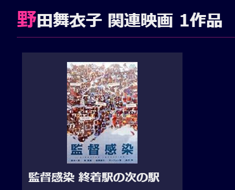 野田舞衣子の映画